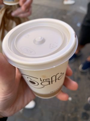 Espresso to go   at Trecaffè in Rome