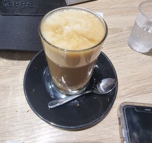 Cafe con leche se soja at Trecaffè in Rome