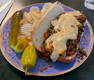 pizza sub at The Vegan Cheese Lady Cafe in Lafayette