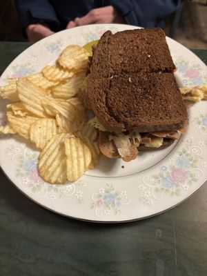 Reuben   at The Vegan Cheese Lady Cafe in Lafayette