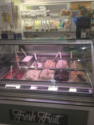 The vegan corner at Gelarmony - Marcantonio Colonna in Rome