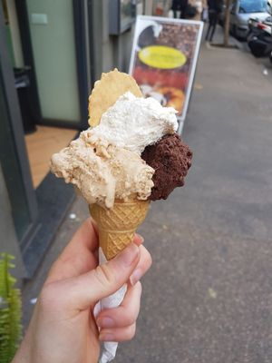 Hazelnut and chocolate at Gelarmony - Marcantonio Colonna in Rome