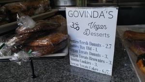 vegan desserts at Govinda's in Philadelphia