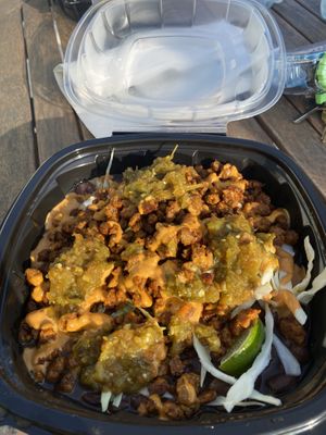 happy hippie bowl  at Coastal Tacos in Madeira Beach