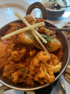 Aloo Gobi  at Dawett Fine Indian Cuisine in Kelowna