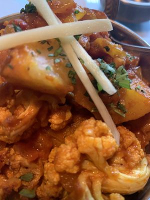Fresh ginger   at Dawett Fine Indian Cuisine in Kelowna