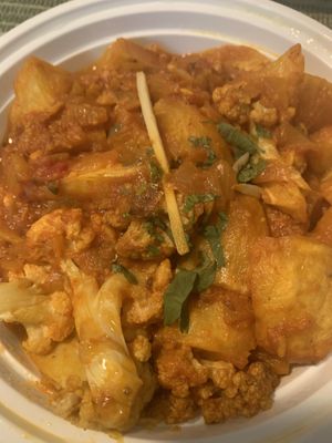 Aloo Gobi  at Dawett Fine Indian Cuisine in Kelowna