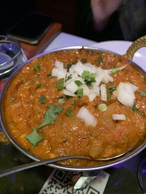 Chick peas Chana masala  at Dawett Fine Indian Cuisine in Kelowna
