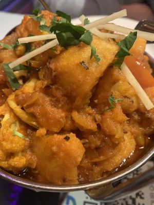 Aloo Gobi  at Dawett Fine Indian Cuisine in Kelowna