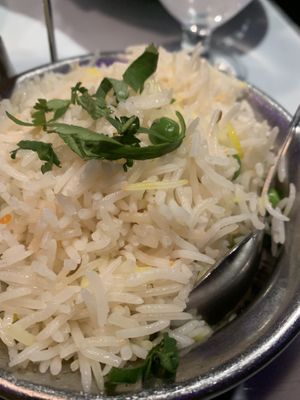 Rice  at Dawett Fine Indian Cuisine in Kelowna