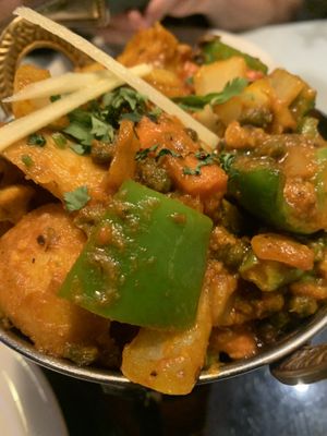 Mixed veggies   at Dawett Fine Indian Cuisine in Kelowna
