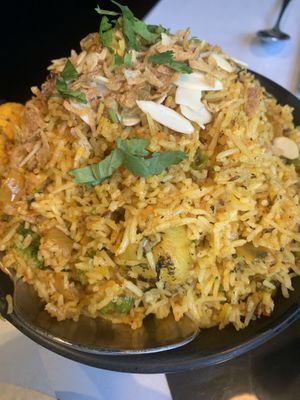 Veg rice   at Dawett Fine Indian Cuisine in Kelowna