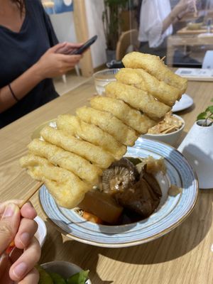 Gigantic tofu puff at That's it - 純粹 - Maybe closed in Kowloon