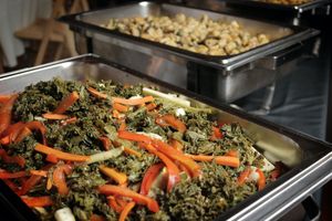 Sautéed Veggies & Butternut Squash Gnocchi at The Vegan Caterer in Portland