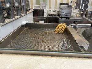 Handmade churros   at Chocolateria 1902 in Madrid