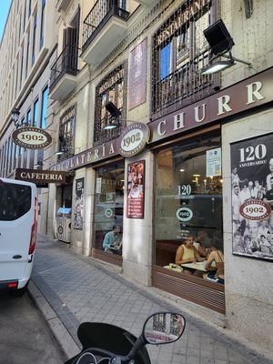  at Chocolateria 1902 in Madrid