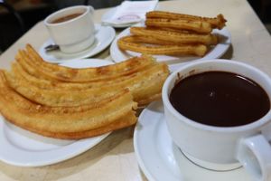  at Chocolateria 1902 in Madrid