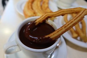  at Chocolateria 1902 in Madrid