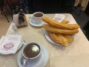  at Chocolateria 1902 in Madrid