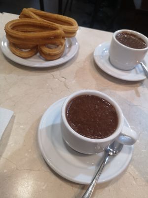  at Chocolateria 1902 in Madrid