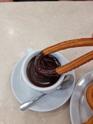  at Chocolateria 1902 in Madrid