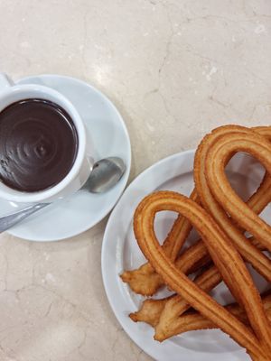  at Chocolateria 1902 in Madrid