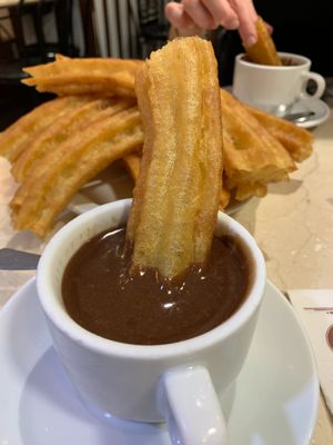  at Chocolateria 1902 in Madrid