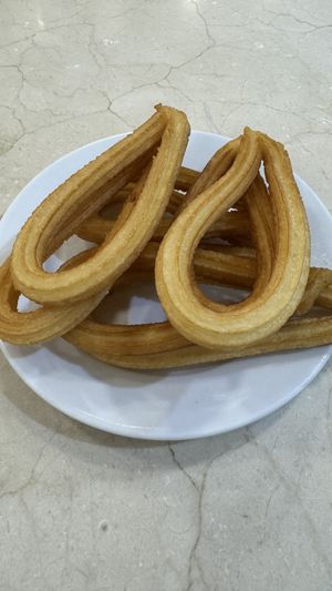 Treat  at Chocolateria 1902 in Madrid