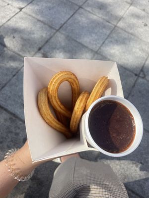   at Chocolateria 1902 in Madrid