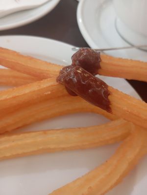  at Chocolateria 1902 in Madrid