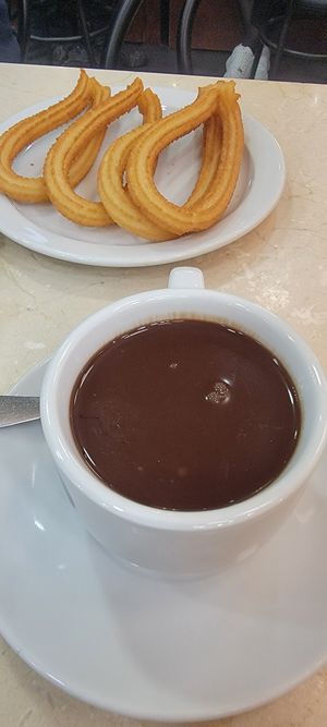 Very nice at Chocolateria 1902 in Madrid