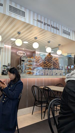  at Chocolateria 1902 in Madrid