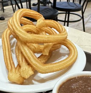   at Chocolateria 1902 in Madrid