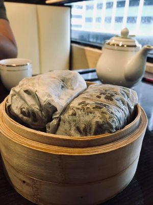 Sticky Rice Wrapped in Lotus Leaf 特色珍珠雞 at Veggie Kingdom 緻素坊 in Kowloon