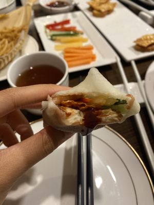 Peking duck - highly recommend! at Veggie Kingdom 緻素坊 in Kowloon