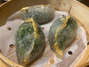 Emperor vegetable dumplings   at Veggie Kingdom 緻素坊 in Kowloon