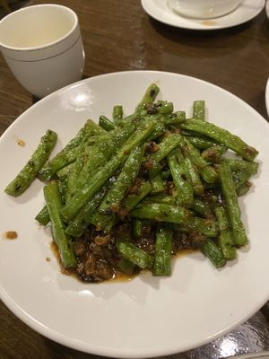 Green beans  at Veggie Kingdom 緻素坊 in Kowloon