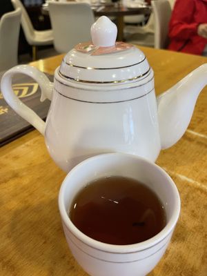 Tea 12$  at Veggie Kingdom 緻素坊 in Kowloon
