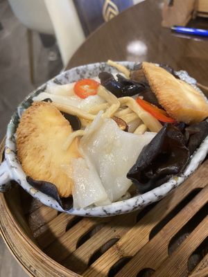 More monkey head.  I’m now officially obsessed.  This was sooooo good!!  at Veggie Kingdom 緻素坊 in Kowloon