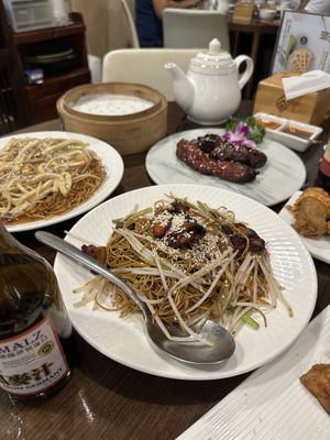 Great noodles  at Veggie Kingdom 緻素坊 in Kowloon