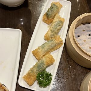 fried veggie dumpling   at Veggie Kingdom 緻素坊 in Kowloon