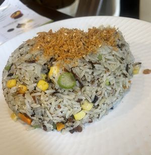 Fried rice   at Veggie Kingdom 緻素坊 in Kowloon