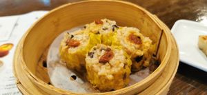 Siu Mai with mushrooms at Veggie Kingdom 緻素坊 in Kowloon