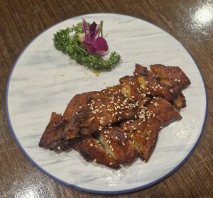 Appetizers (K001): Veggie BBQ Pork at Veggie Kingdom 緻素坊 in Kowloon