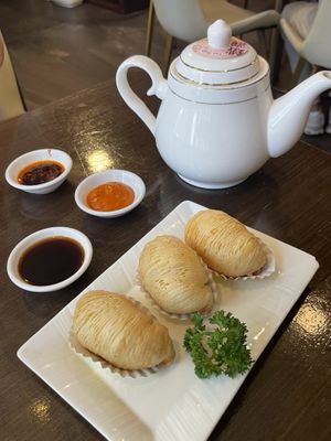 Baked turnip  at Veggie Kingdom 緻素坊 in Kowloon