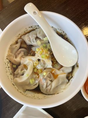 Spicy wonton - great   at Veggie Kingdom 緻素坊 in Kowloon