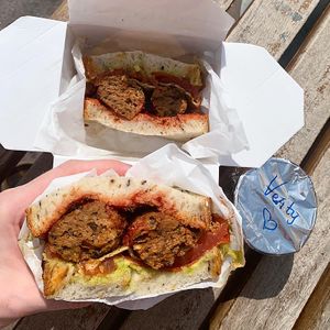 Best vegan sandwiches ever!!  at The Dirty Vegans - Pop Up in Bristol
