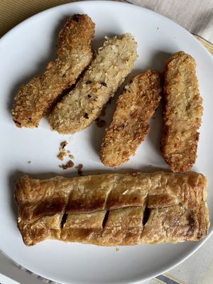 Chicken & sausage pie  at The Dirty Vegans - Pop Up in Bristol