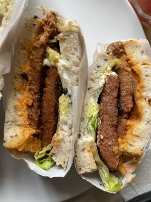 Crispy bistec  at The Dirty Vegans - Pop Up in Bristol