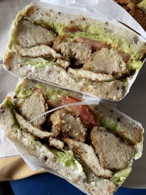 Crunchy no-chicken  at The Dirty Vegans - Pop Up in Bristol